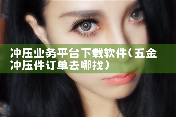 冲压业务平台下载软件