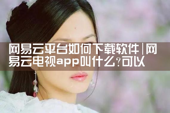 网易云平台如何下载软件