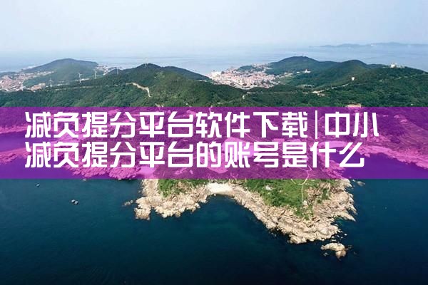 减负提分平台软件下载